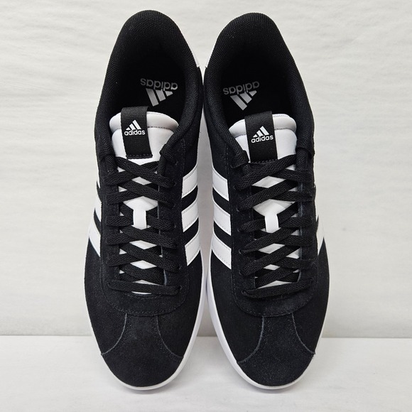 Adidas VL Court 3.0 Skateboarding Shoes ID6278 Black White Men\'s Size 10 main image 5